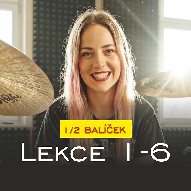 Audiovizuální online bubenické lekce | lekce 1-6