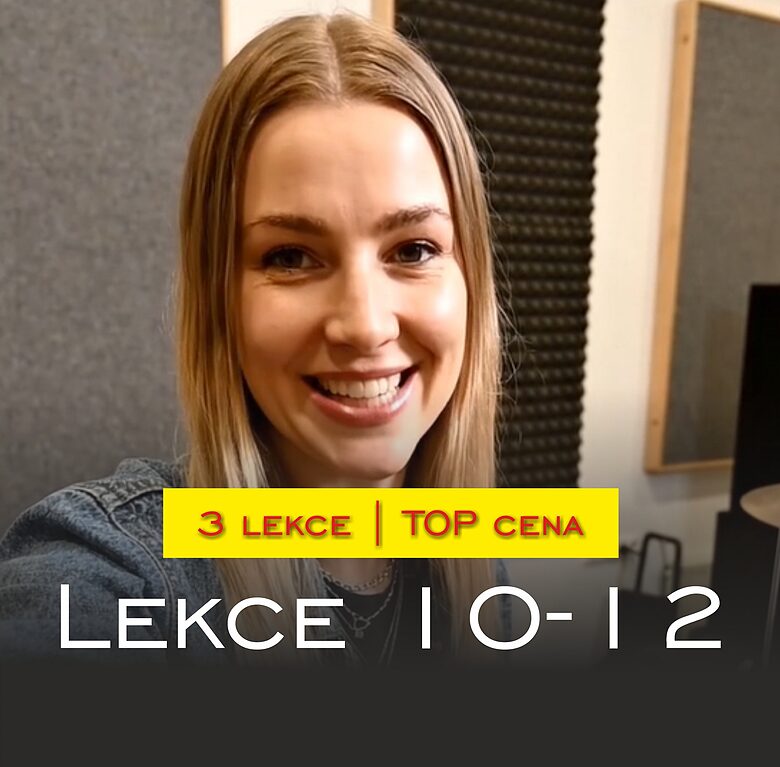 Audiovizuální online bubenické lekce | lekce 10-12