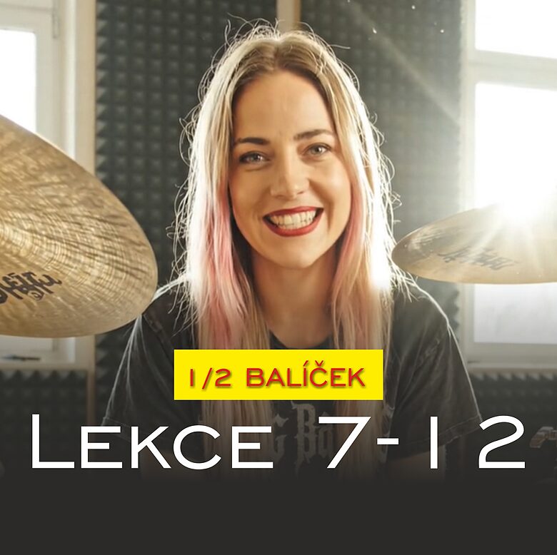 Audiovizuální online bubenické lekce | lekce 7-12