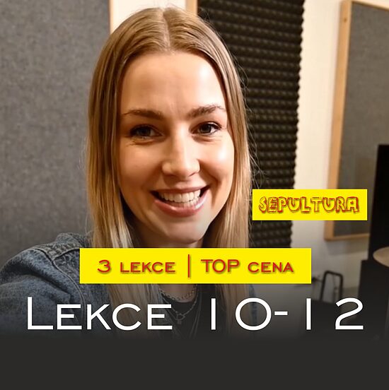 Audiovizuální online bubenické lekce | lekce 10-12 | SEPULTURA GROOVE