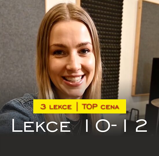 Audiovizuální online bubenické lekce | lekce 10-12