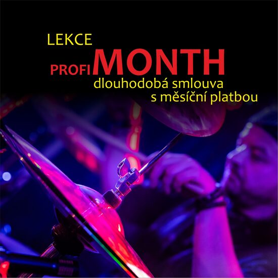 Bubenické lekce profiMONTH | lekce v déle 6 měsíců | Platba 1x měsíčně