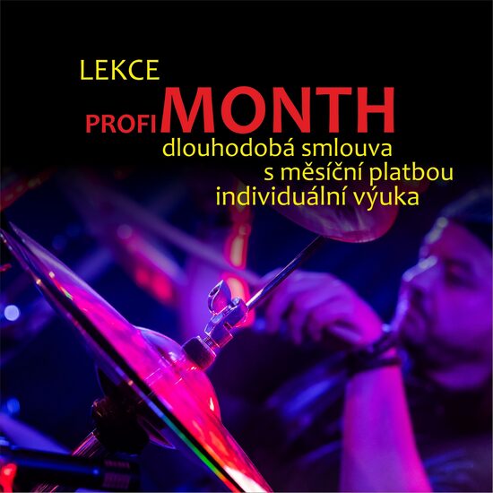 Bubenické lekce profiMONTH | lekce v déle 6 měsíců | Platba 1x měsíčně